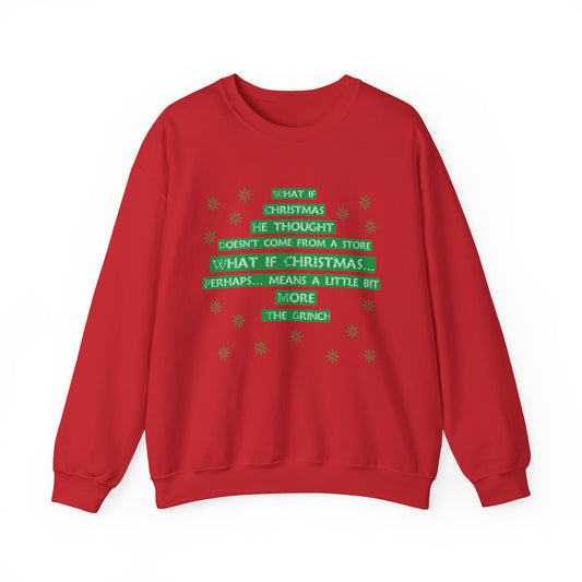 What If Christmas Sweater (Green)